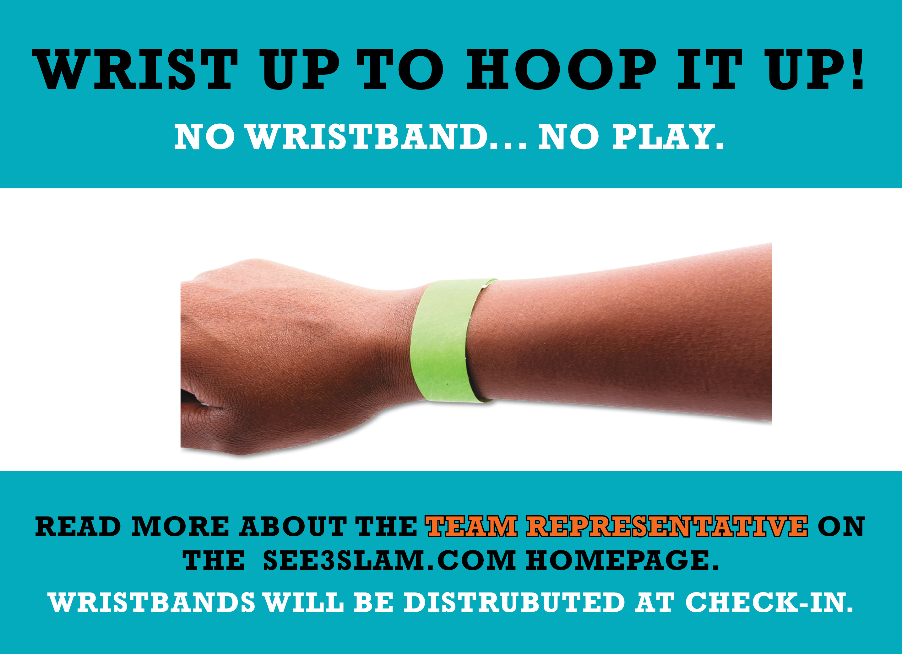 See3Slam 2026 — Wrist band